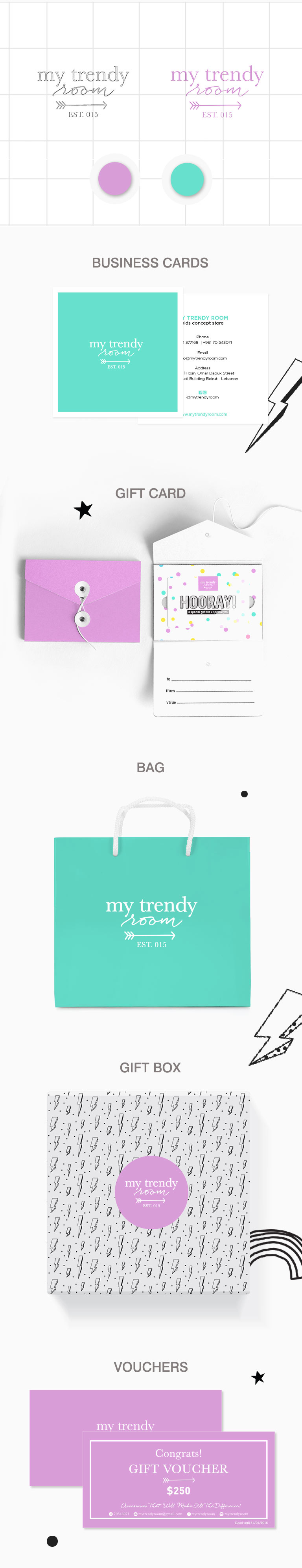 mobile Portfolio of work done for My Trendy Room
