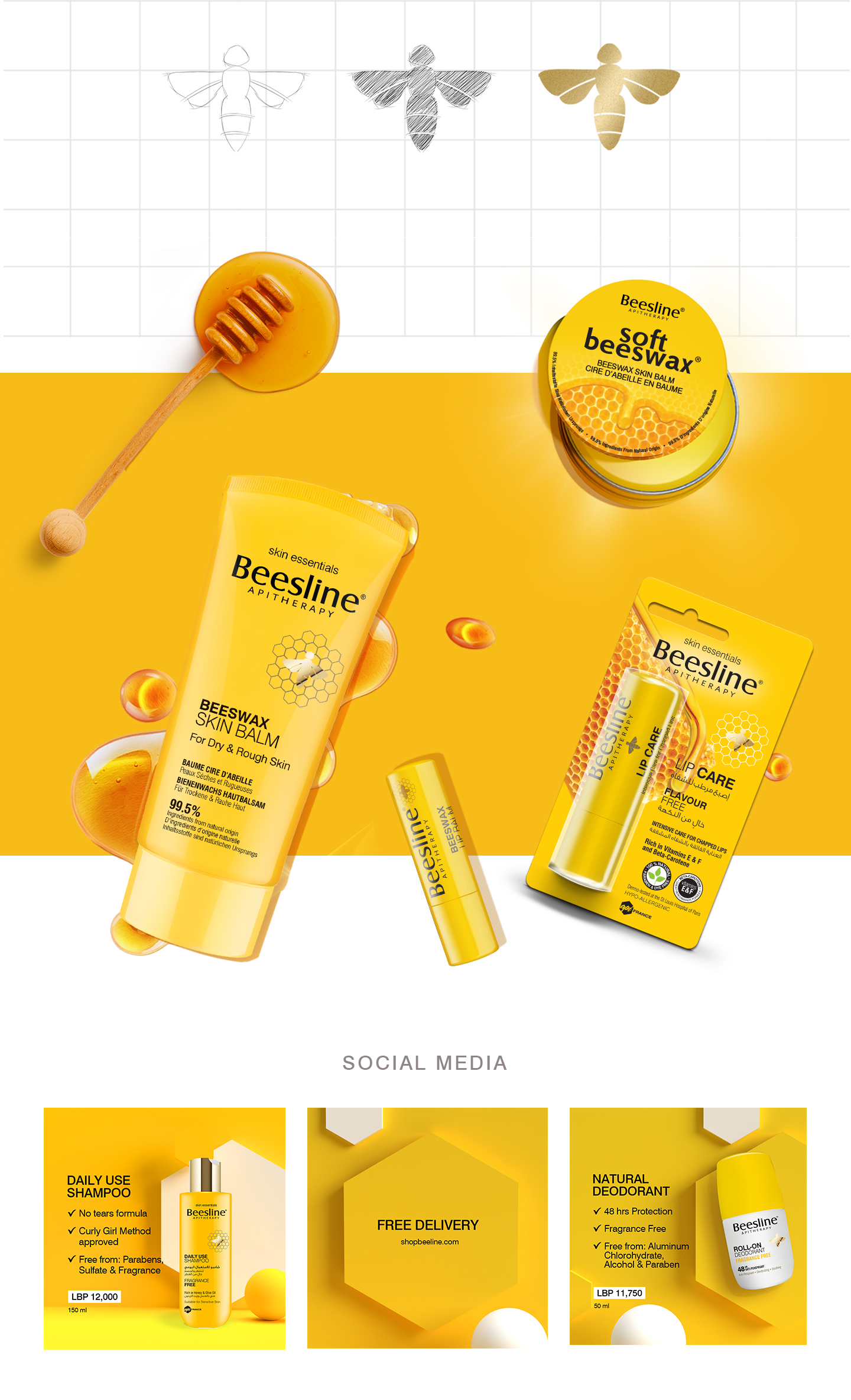 Portfolio of work done for Skin Essentials